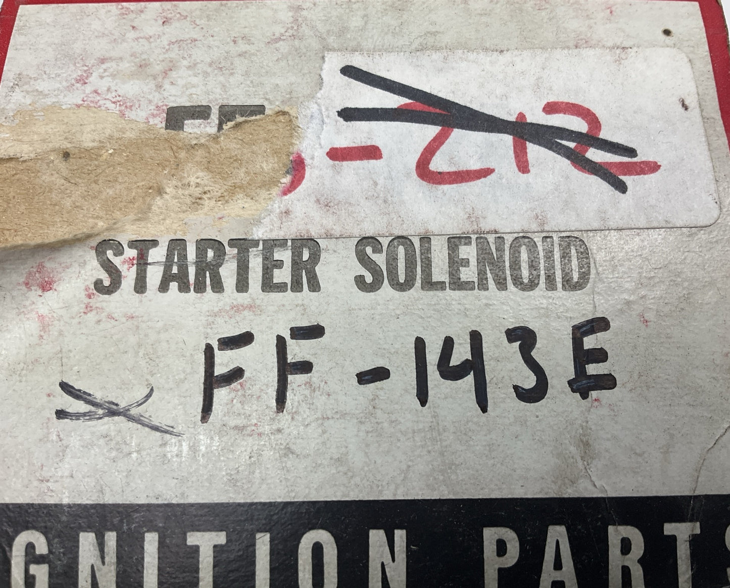 Niehoff FF-143E Starter Solenoid