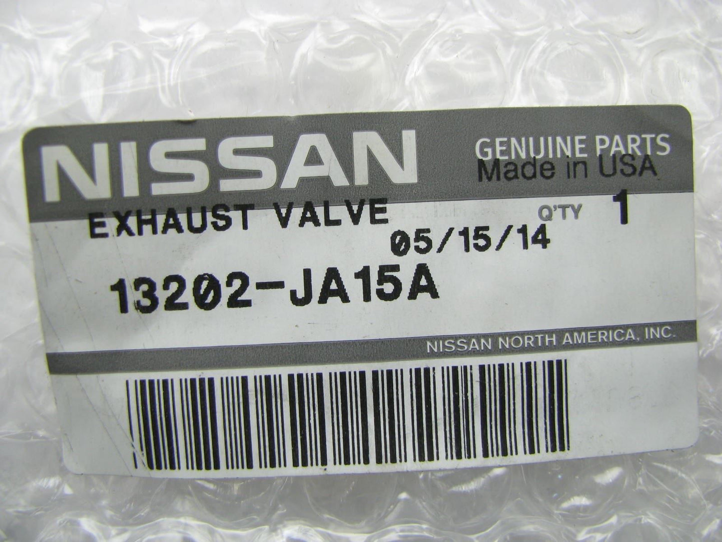 (1) NEW - OEM Engine Exhaust Valve For 07-13 Nissan QR25DE 2.5L 13202JA15A