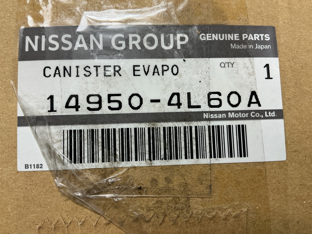 NEW OEM 14950-4L60A Charcoal Fuel Vapor Canister For 1999-2001 Nissan Maxima