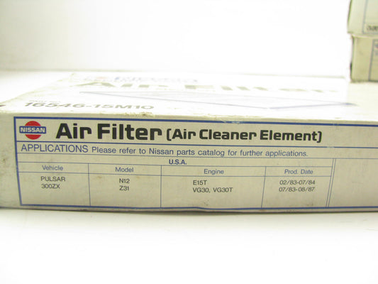 NEW - OEM 16546-15M10 Engine Air Filter For 1984-89 Nissan 300zx Z31