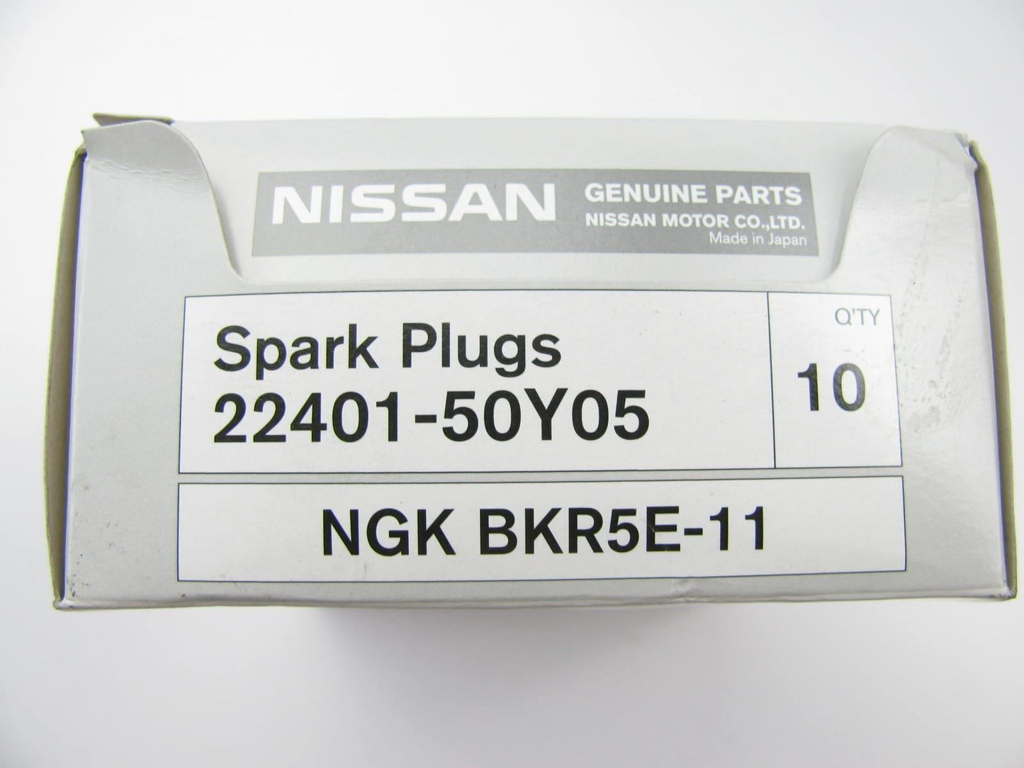 10 PCS - OEM For Nissan 22401-50Y05 Spark Plugs Genuine NGK # BKR5E-11