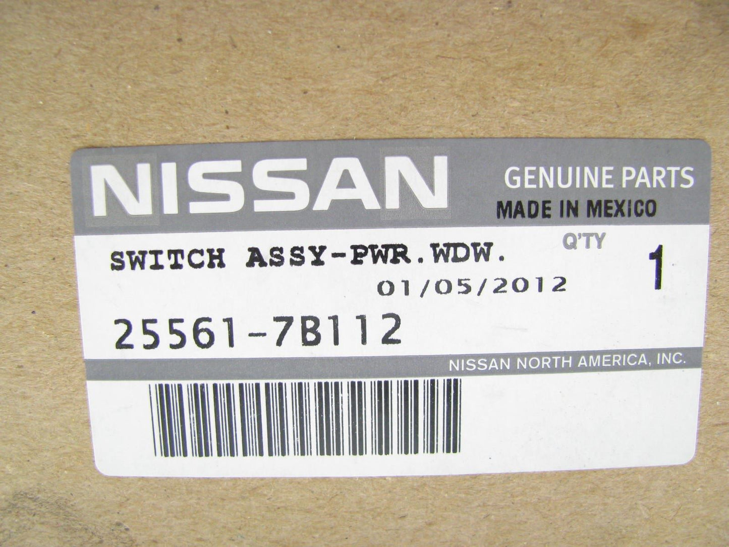 Front Right Passengers Side Power Window Door Lock Switch OEM For 1999-02 Quest
