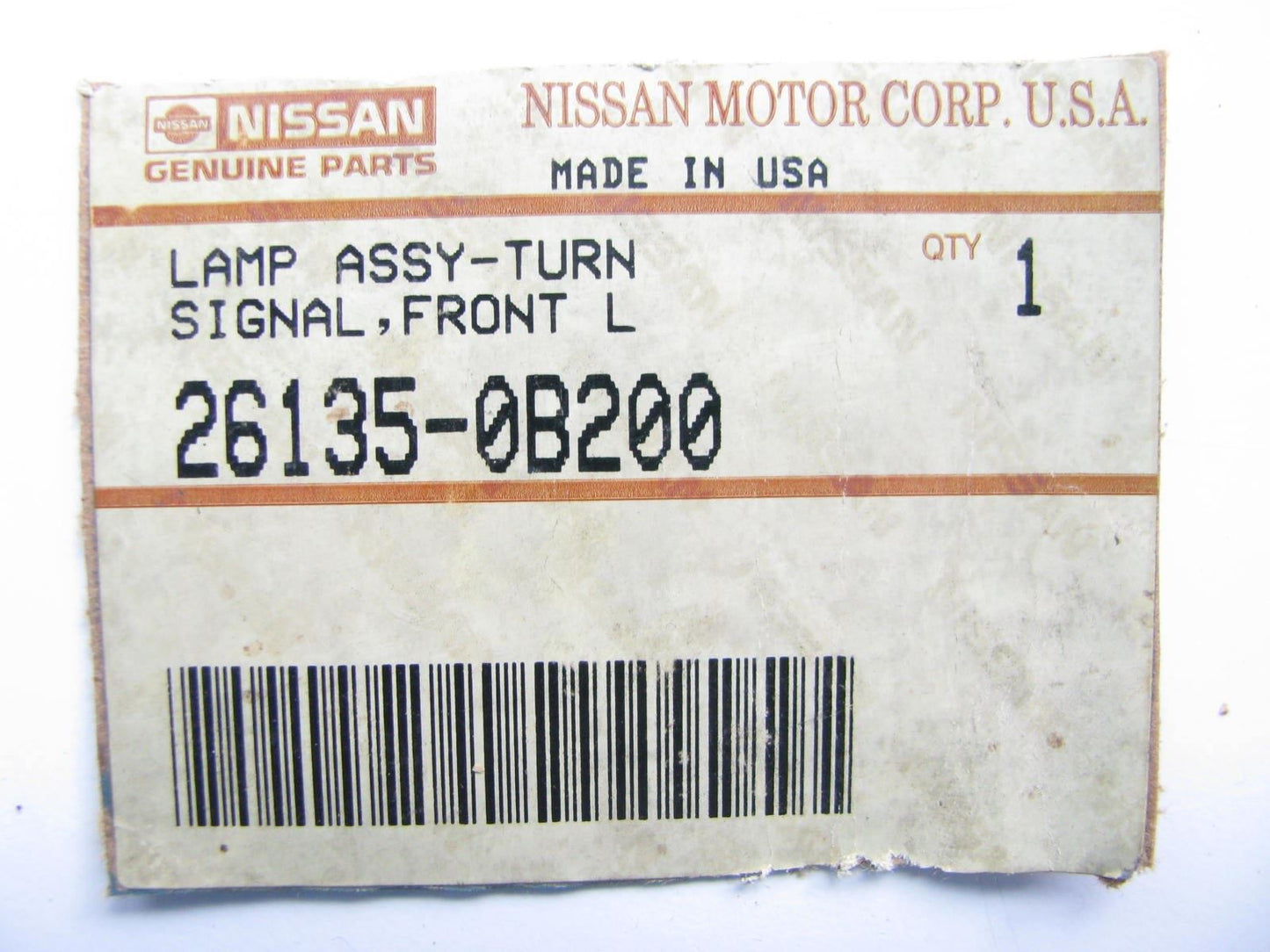 New Genuine FRONT LEFT Side Marker Light Lamp OEM For 1993-1995 Quest 261350B200