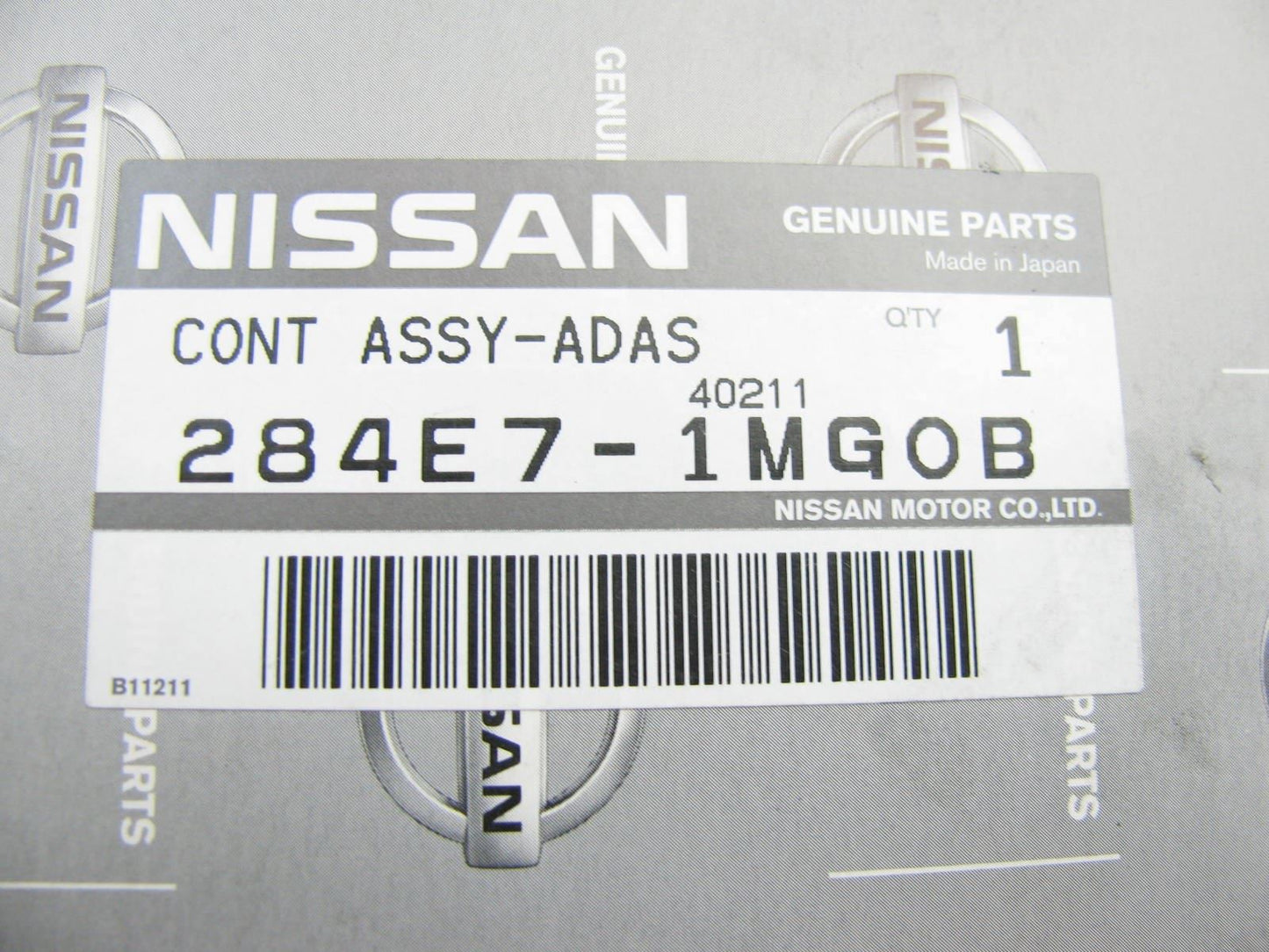NEW ADAS Advanced Driver Assistance System Control Module Computer # 284E71MG0B