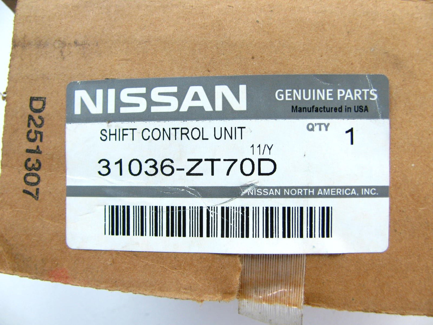 GENUINE 31036ZT70D Shift Control Module Unit For 2011-2012 Nissan Sentra 2.5L