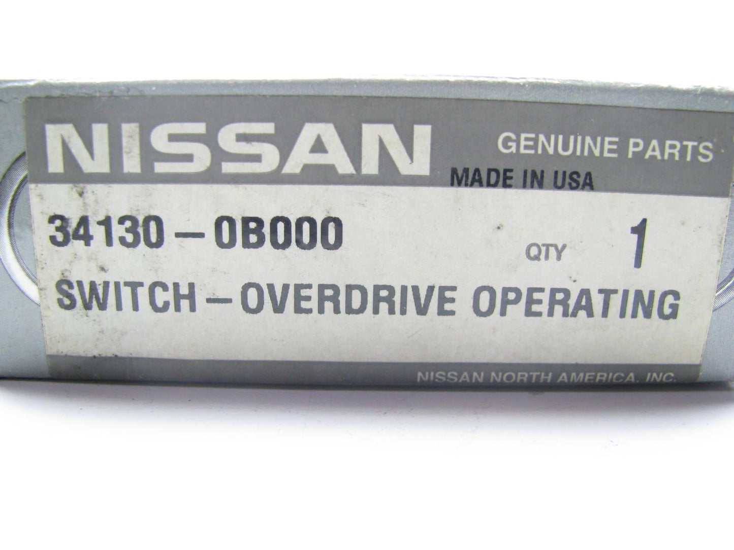 New OEM Auto Trans Overdrive Switch For 93-96 Nissan Quest, Villager 341300B000