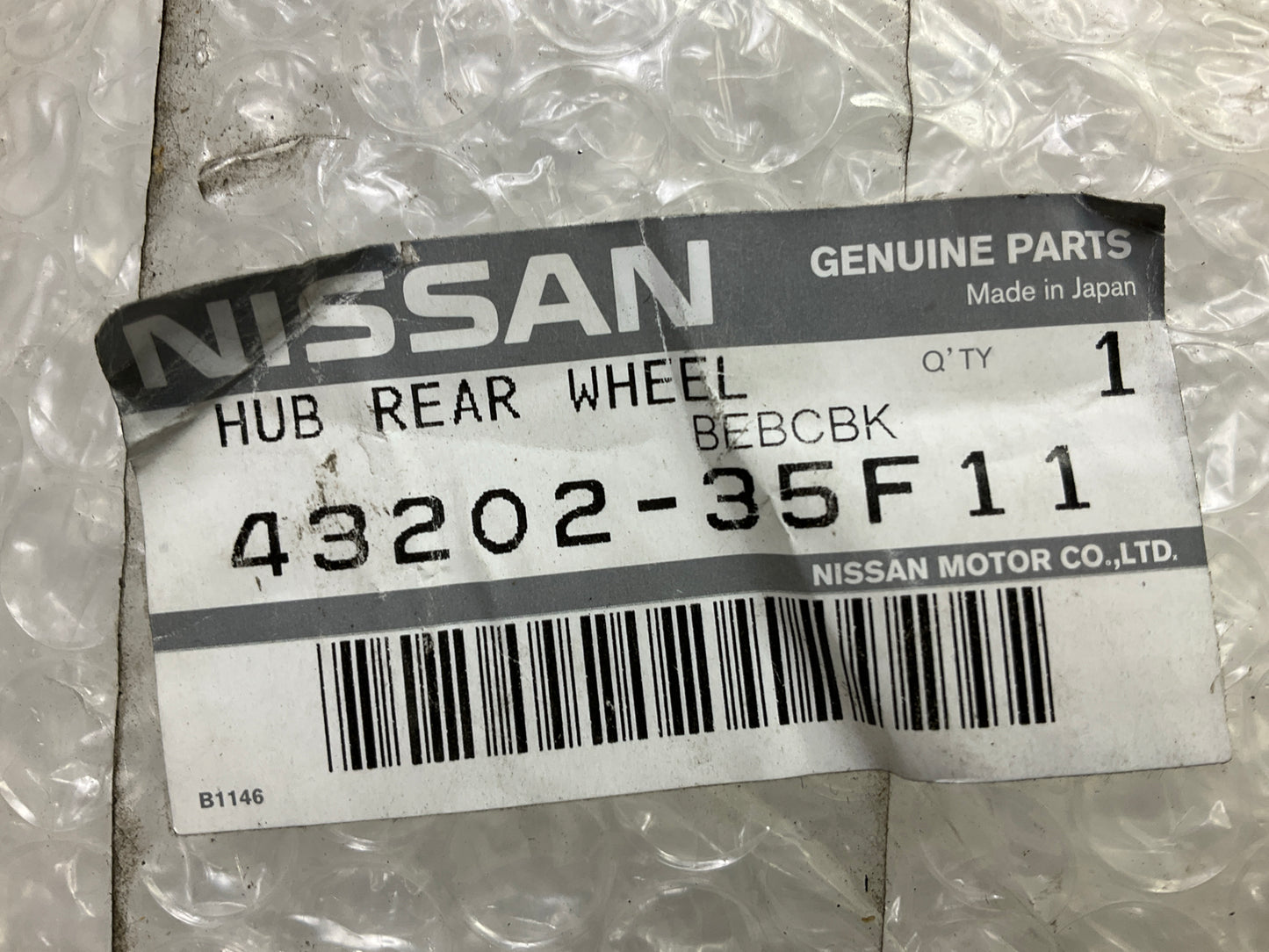 (2) NEW OEM For 1989-1994 Nissan 240sx S13 Rear 4 Lug Wheel Hubs # 43202-35F11