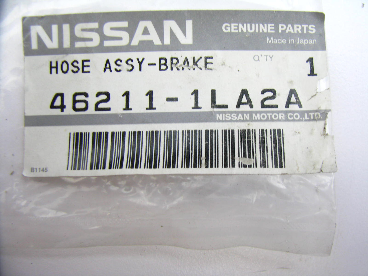 NEW - OEM 46211-1LA2A Front Left Brake Hose For 2017-2021 Armada, 2011-2018 QX56