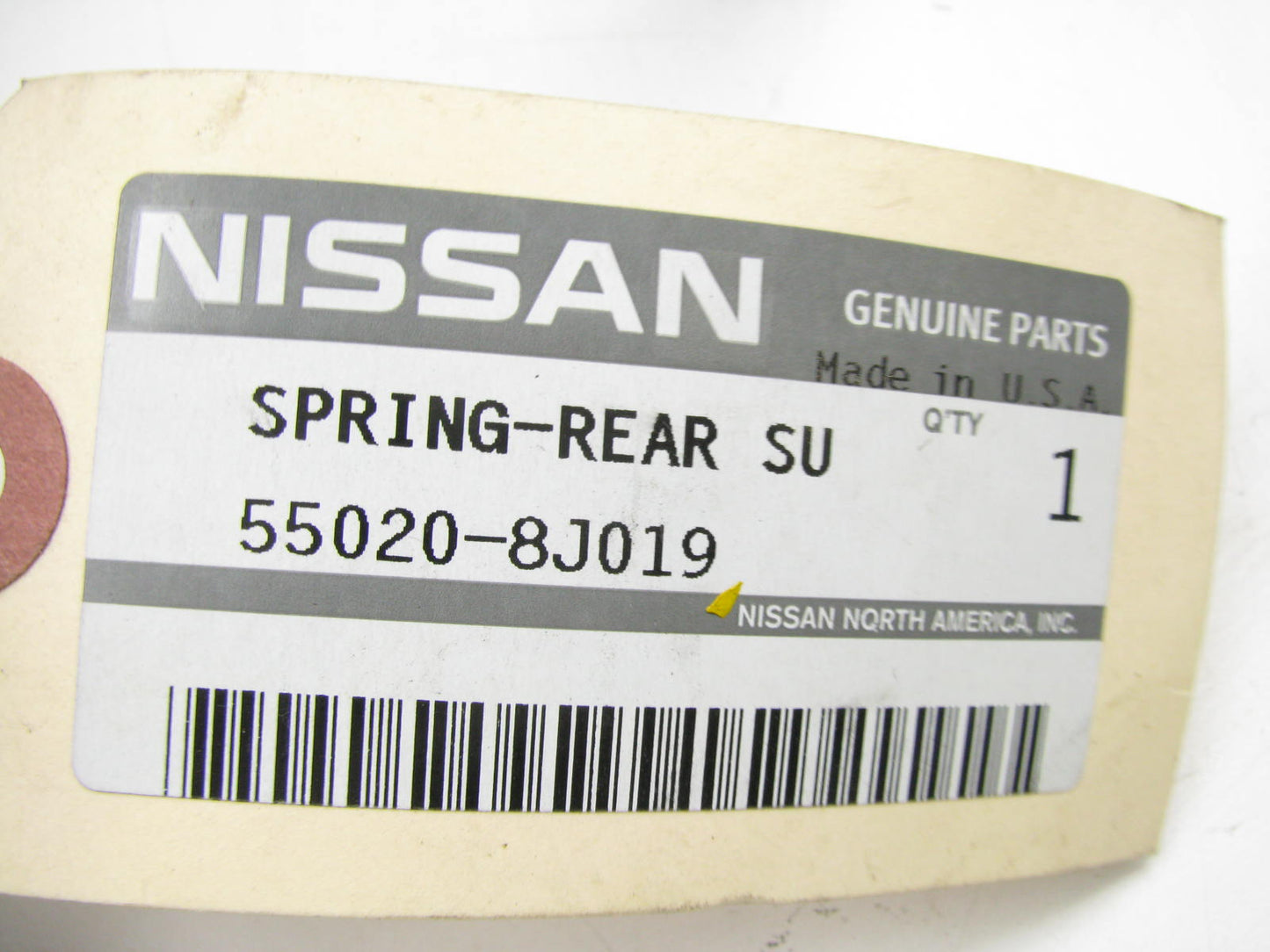 New OEM Right & Left Rear Coil Springs 550208J019 For 2004-2006 Nissan Altima