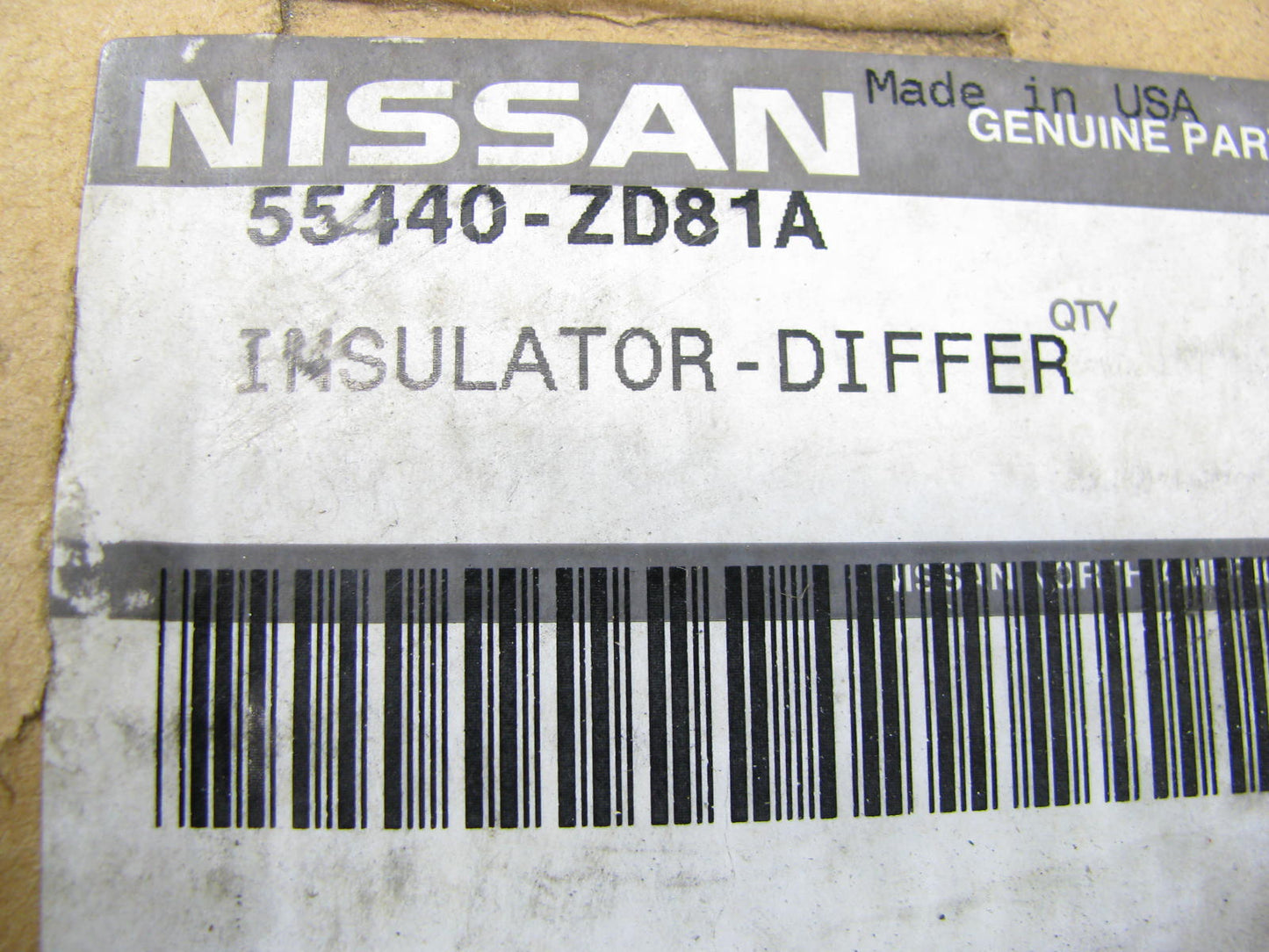 NEW GENUINE Insulator Differential Bushing OEM For Nissan 55440ZD81A