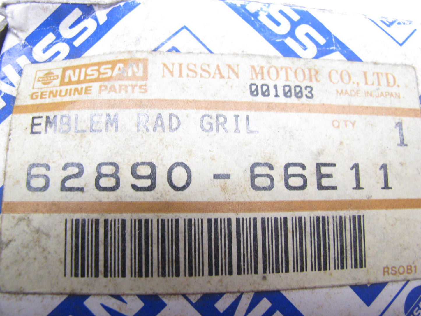 OEM Front Grille Emblem 62890-66E11