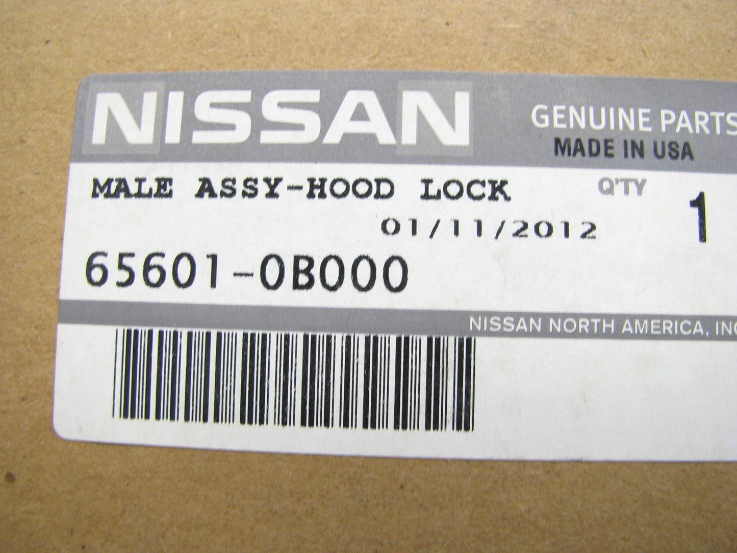 New Genuine Hood Lock Latch OEM For 1994-1998 Nissan Quest 656010B000