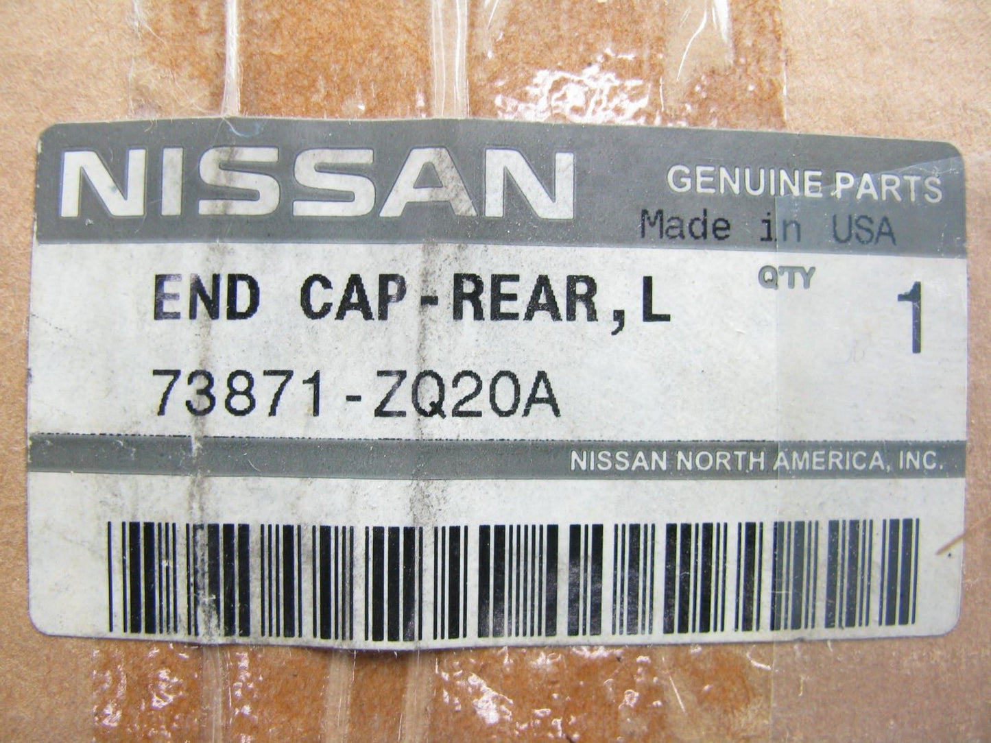 NEW GENUINE Roof Rack Rail Rear Left Driver Side Moulding Cover For 06-07 Murano