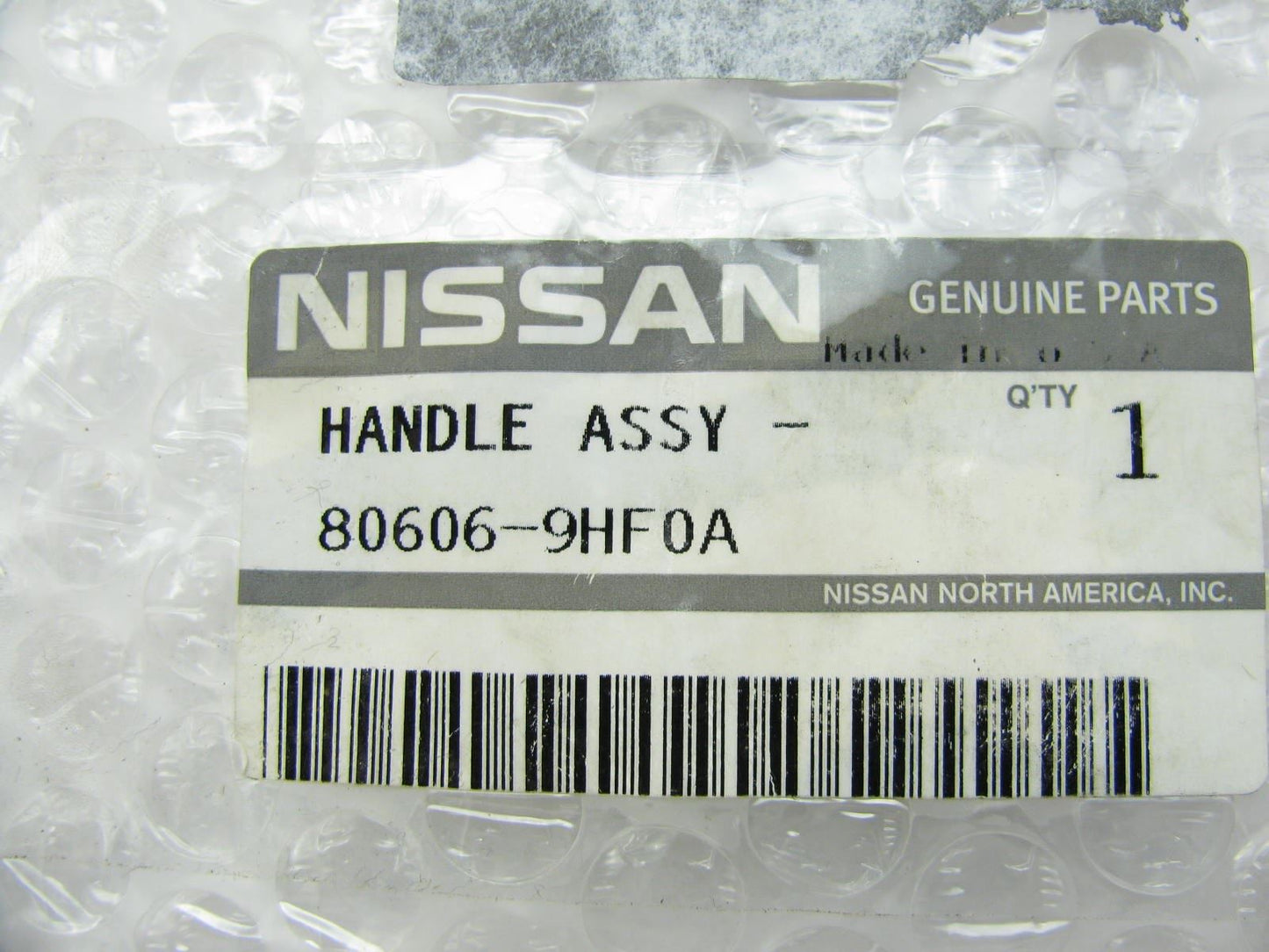New Exterior Front Right Door Handle OEM For 2007-2010 Nissan Altima 80606-9HF0A