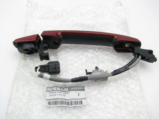 RIGHT Passengers Side Exterior RED Door Handle OEM For 2013 Altima COUPE ONLY