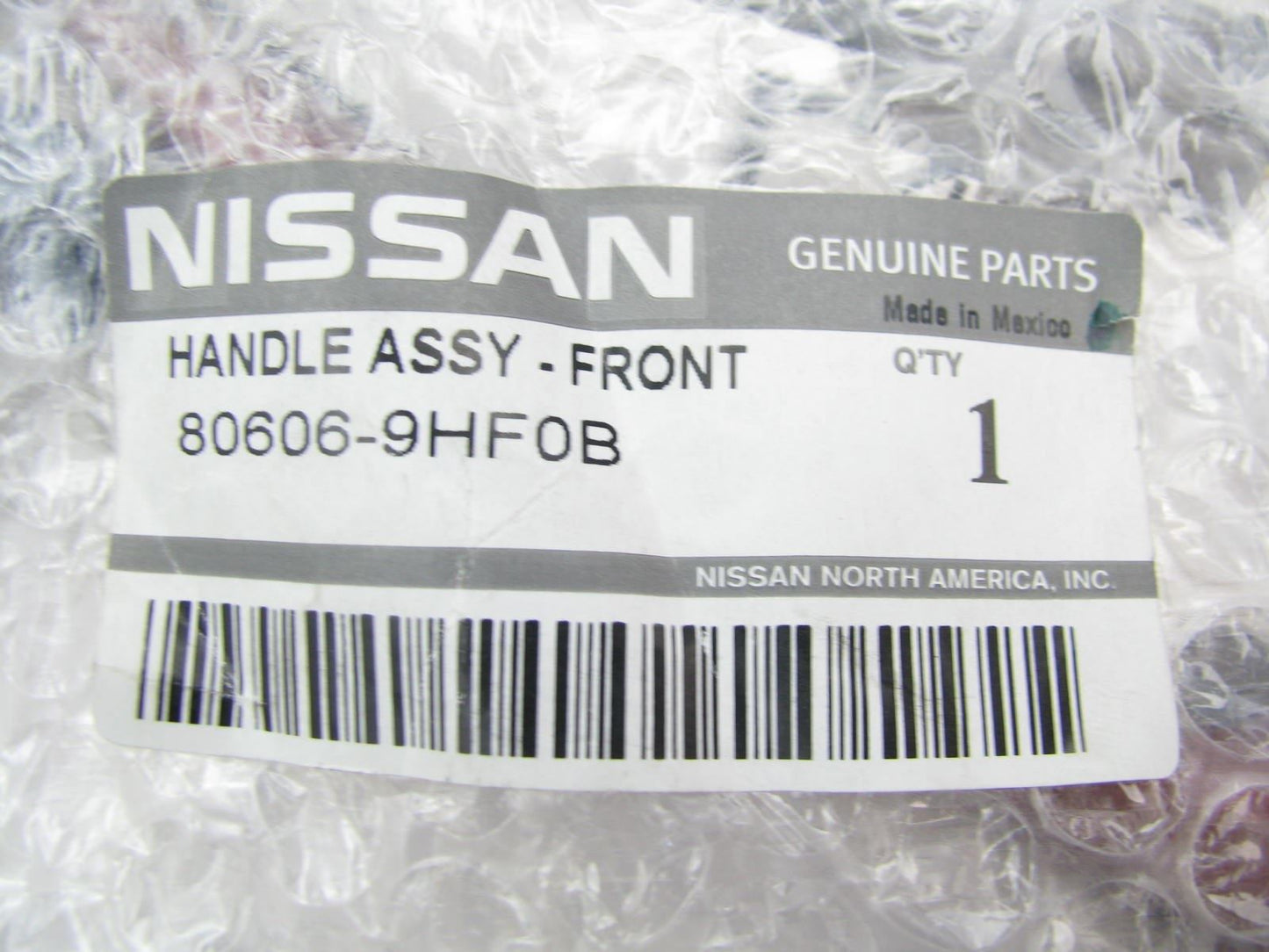 RIGHT Passengers Side Exterior RED Door Handle OEM For 2013 Altima COUPE ONLY