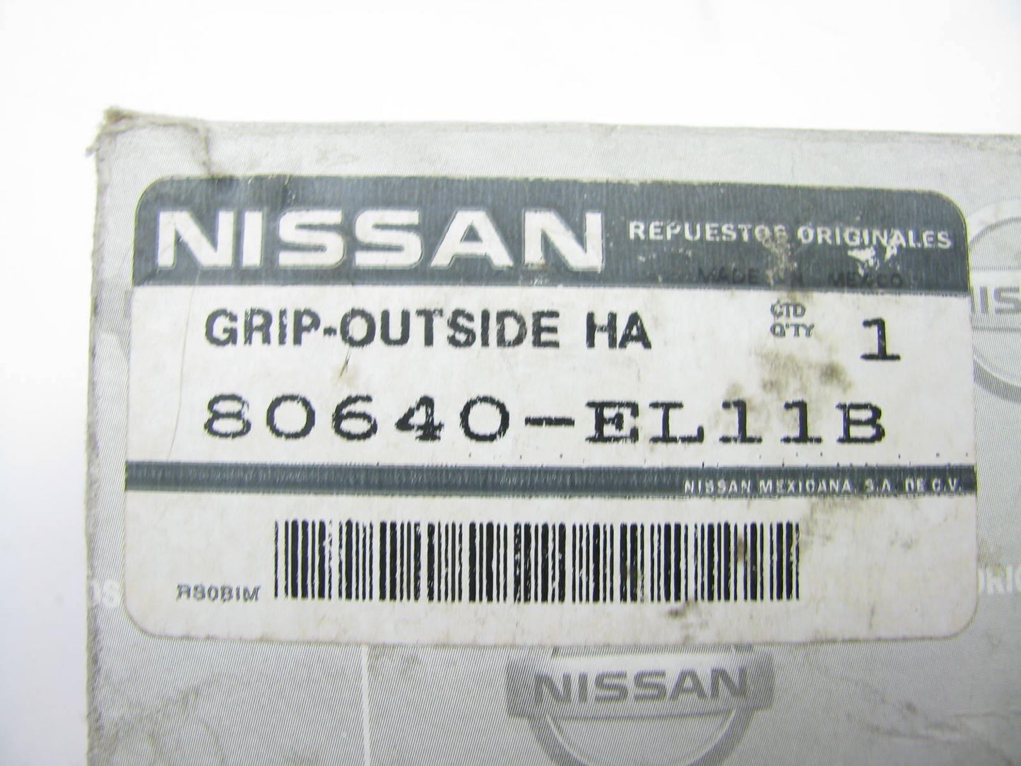 NEW FRONT RIGHT Exterior Door Handle OEM For 2007-12 NIssan Versa MAGNETIC GRAY