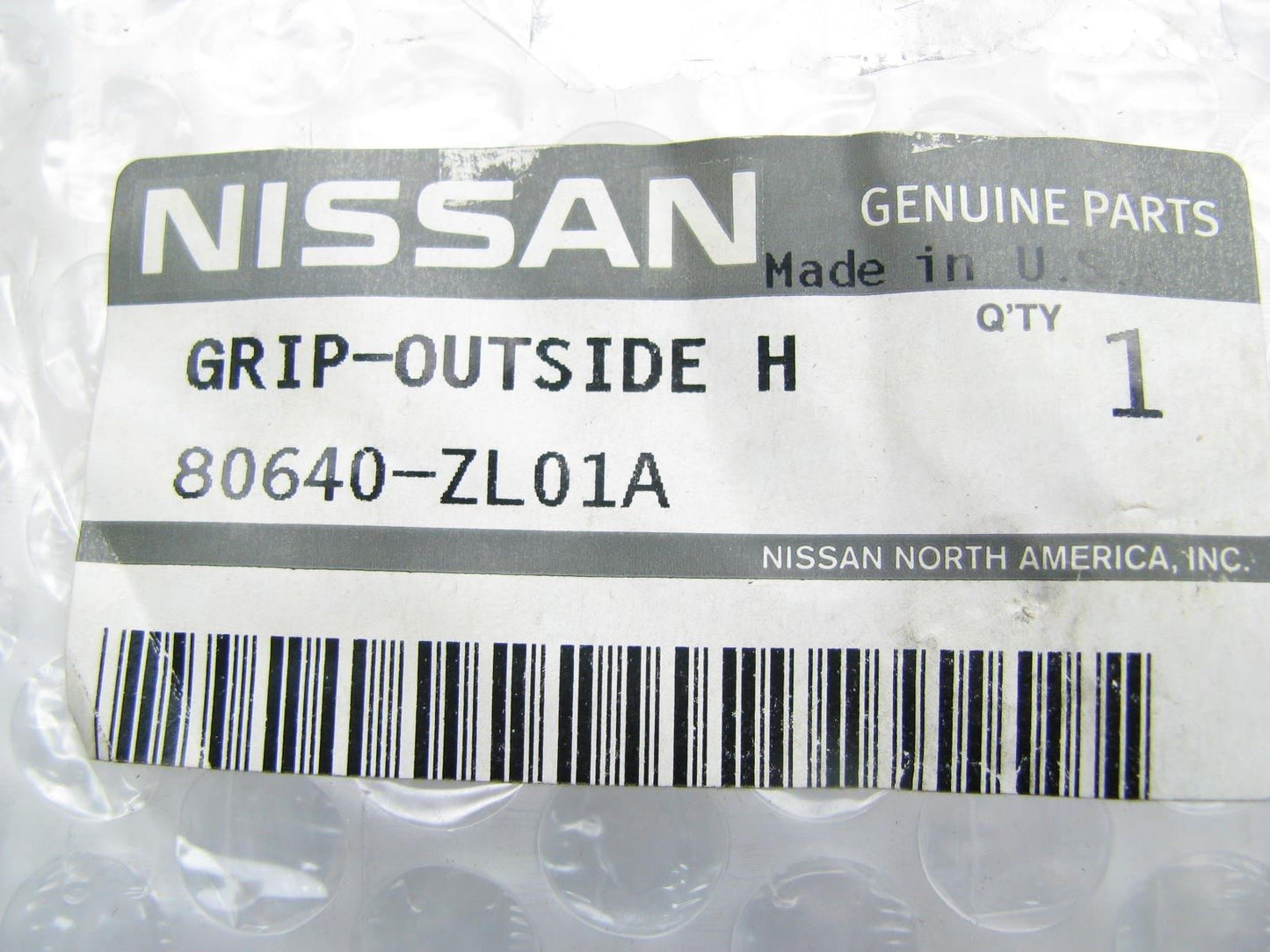 New OEM Outside Door Handle For 10-12 Nissan Frontier Off-Road ONLY 80640ZL01A