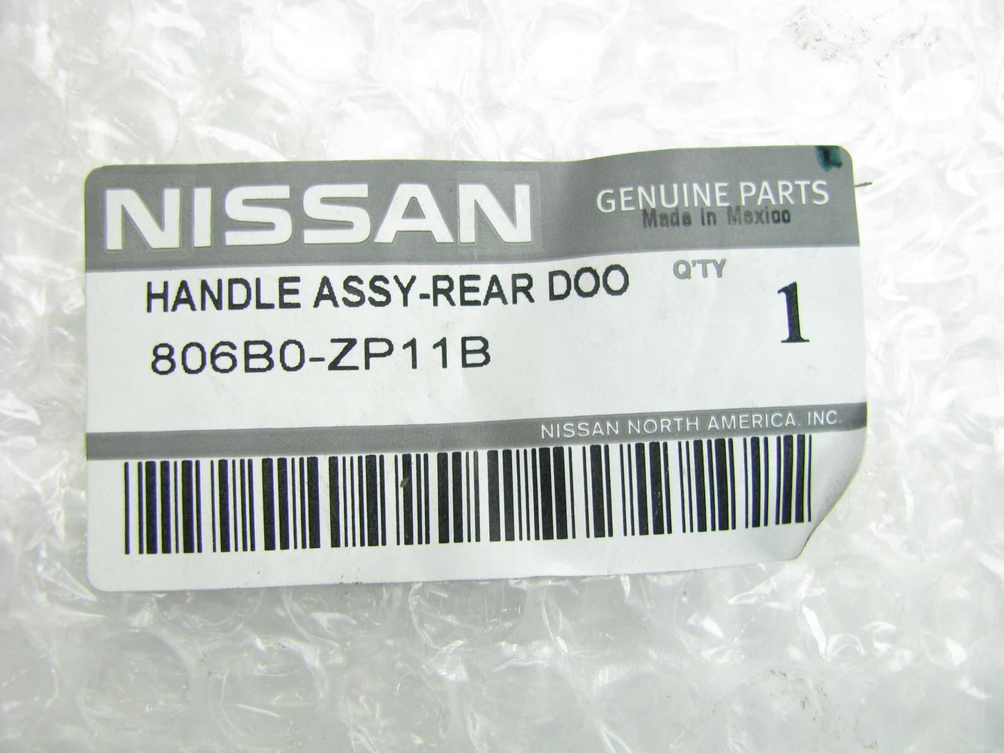 New OEM Rear Right BLUE Outside Door Handle For 06-08 Nissan Frontier 806B0ZP11B