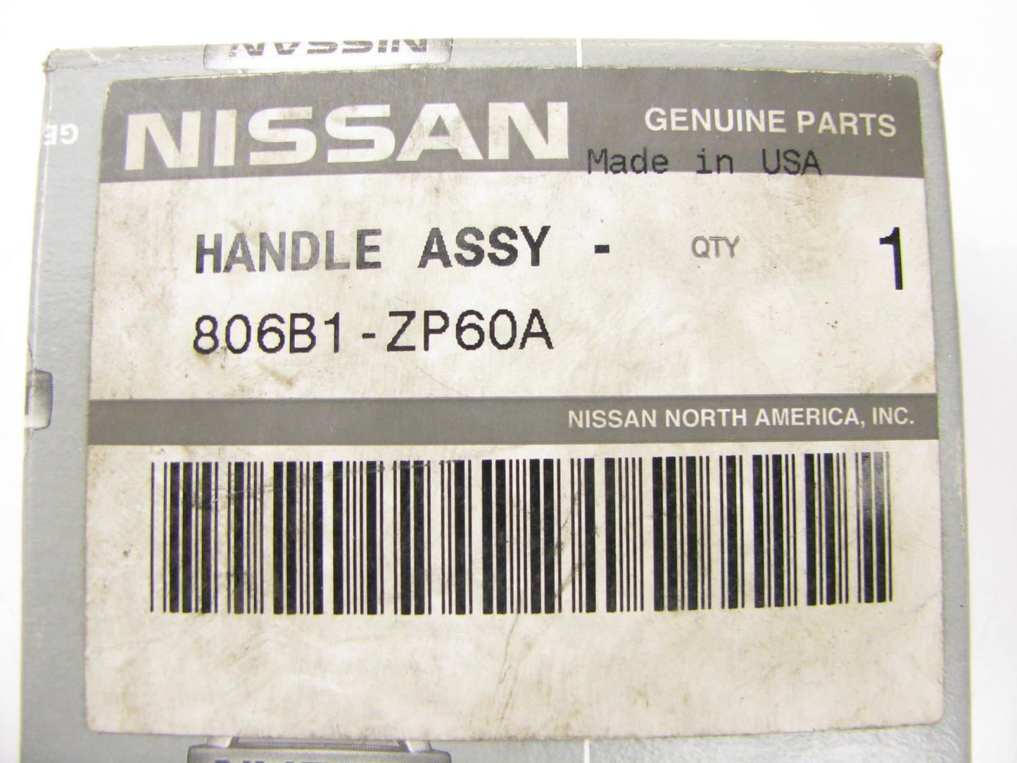 NEW GENUINE FRONT LEFT Exterior Door Handle OEM For Nissan CANTEEN 806B1ZP60A