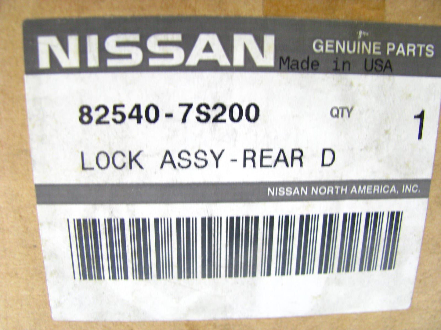 NEW GENUINE Rear Right Passengers Side Door Lock OEM For 2004-2015 Nissan Titan