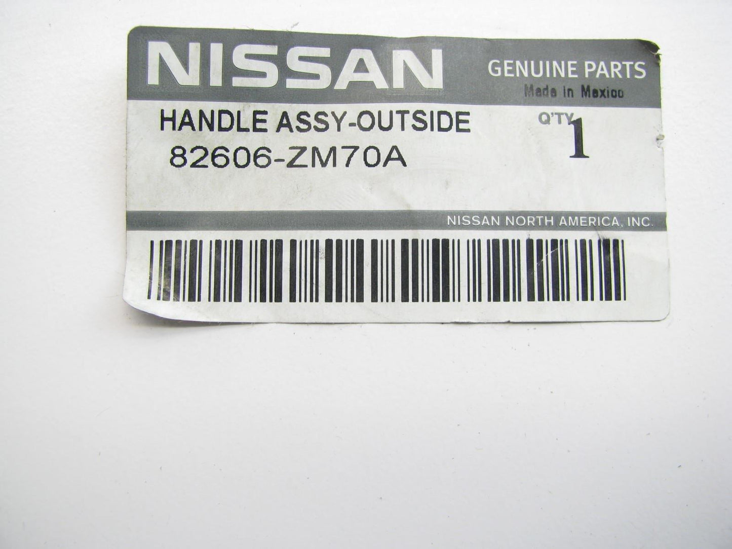 New Right Side Exterior Door Handle OEM For 07-09 Nissan Quest 82606ZM70A