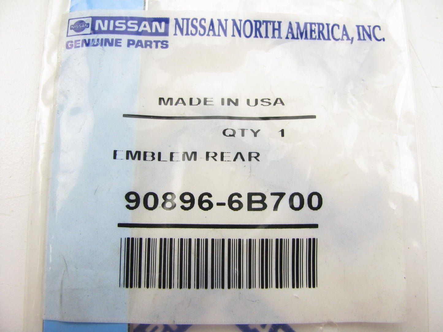 NEW REAR Lift Gate ''GLE'' Nameplate Emblem OEM For 97-03 Nissan Quest 908966B700