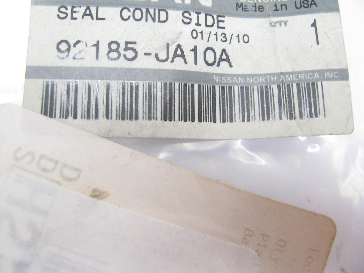 NEW - OEM 92185-JA10A Left A/C Condenser Seal For 2007-2009 Nissan Altima 2.5L
