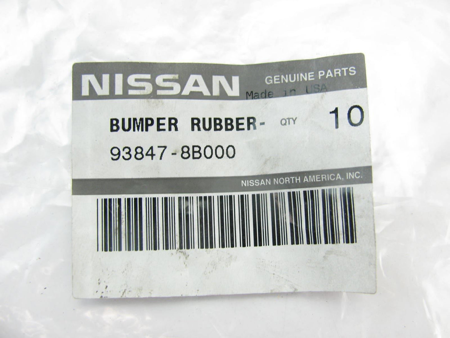 10 PCS - Tailgate Stop Rubber Bumper Pads OEM For 98-04 Frontier 938478B000