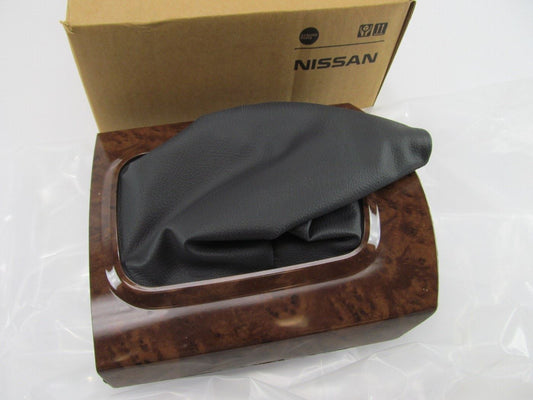 New OEM Manual Transmission Shift Boot Bezel Trim WOOD GRAIN For 02-04 Altima