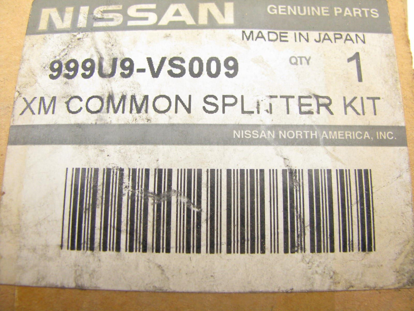 NEW GENUINE XM Common Splitter Radio Antenna OEM For Nissan 999U9VS009