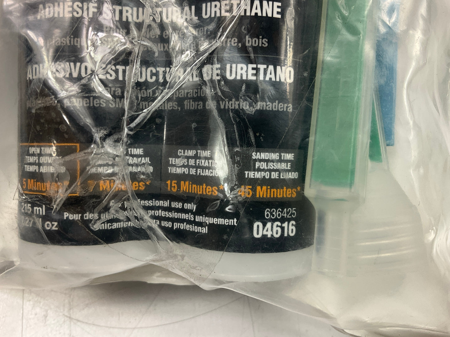 Norton 04616 Speed Grip 5 Minute Structural Adhesive - Urethane, 215 Ml 10/2026