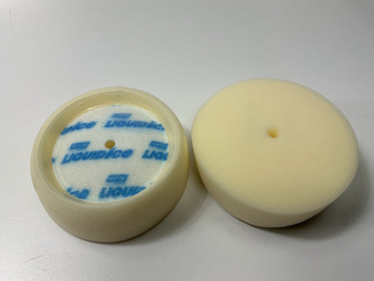 (8) Norton 05460 Small 3 Inch Liquid Ice White Polishing And Buffing Pad