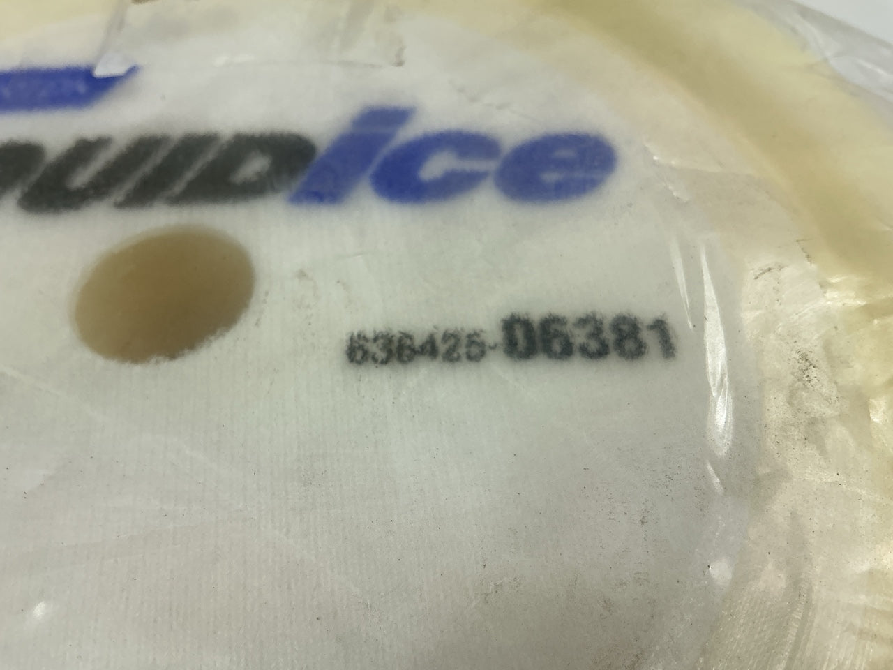 Norton 06381 Buffing / Polishing Waffle Pad, 8 Inch Diameter, Foam Pad, White