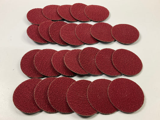 Pack Of 25 Discs - Norton 37757 3'' SPEED-LOK TR Abrasive Sanding Discs, 36 GRIT