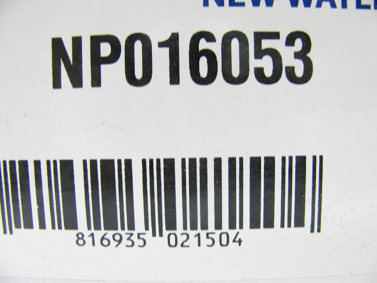 Novapacific NP016053 Engine Water Pump For 2006-2011 GMC 6.6L-V8 Turbo Diesel