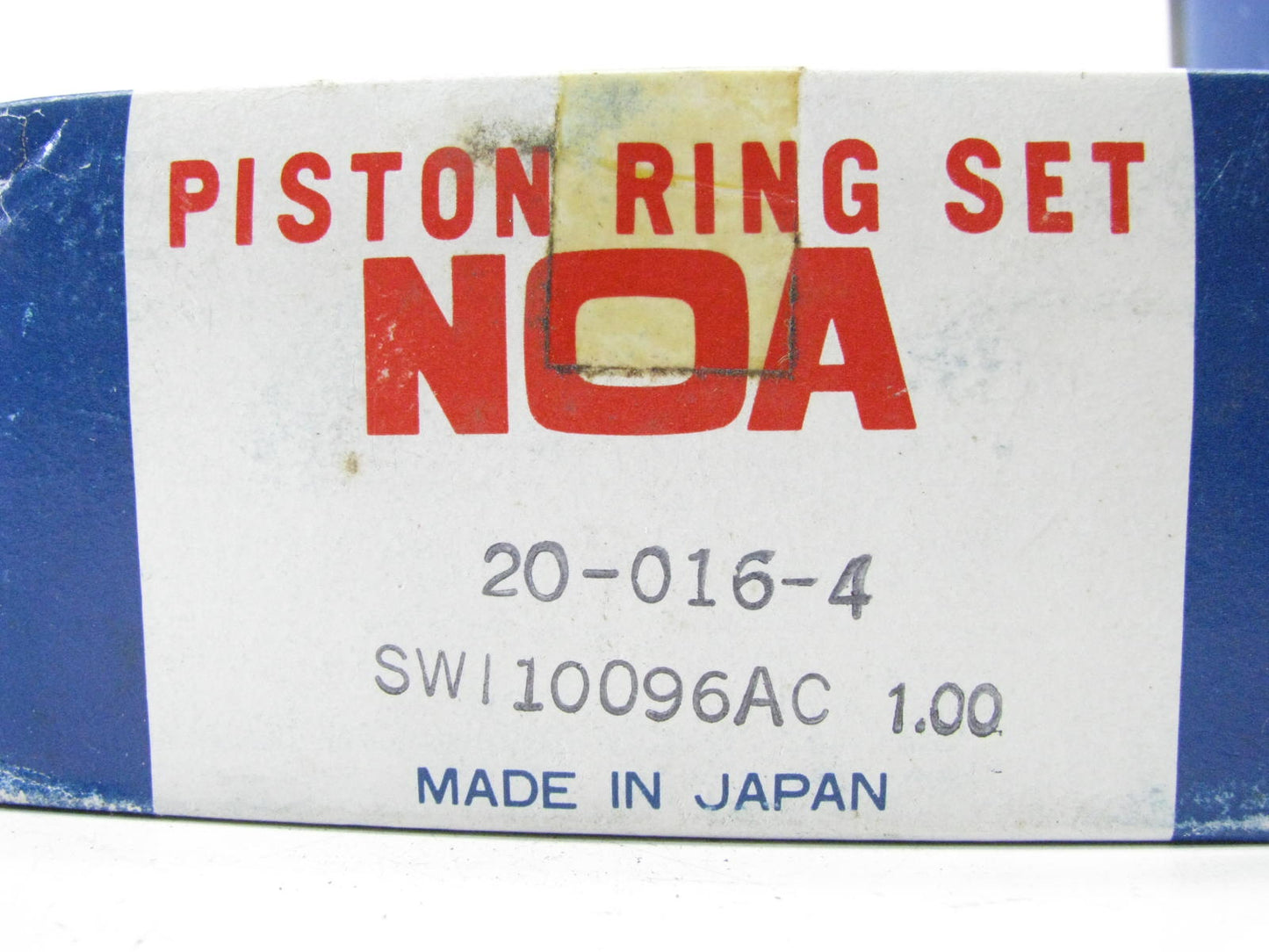 NPR Engine Piston Ring SWI10096 1.00 O/s For Various Isuzu, GM, 1.9 SOHC