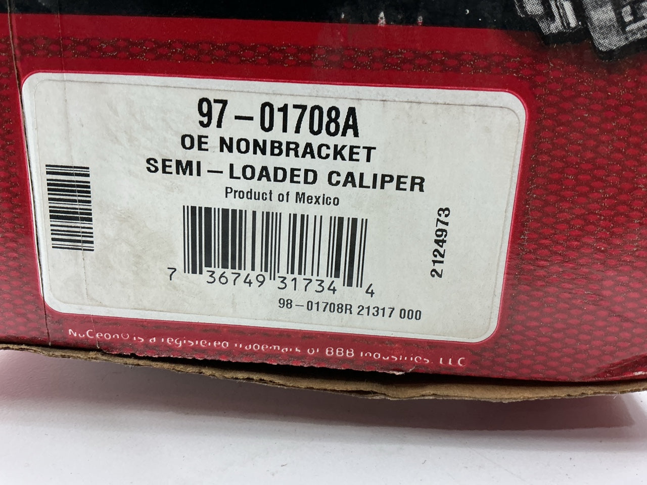REMAN. Nugeon 97-01708A Front Right Brake Caliper 08-15 Land Cruiser, LX570