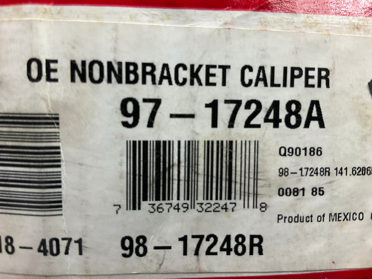 REMAN. Nugeon 97-17248A Front Right Brake Caliper