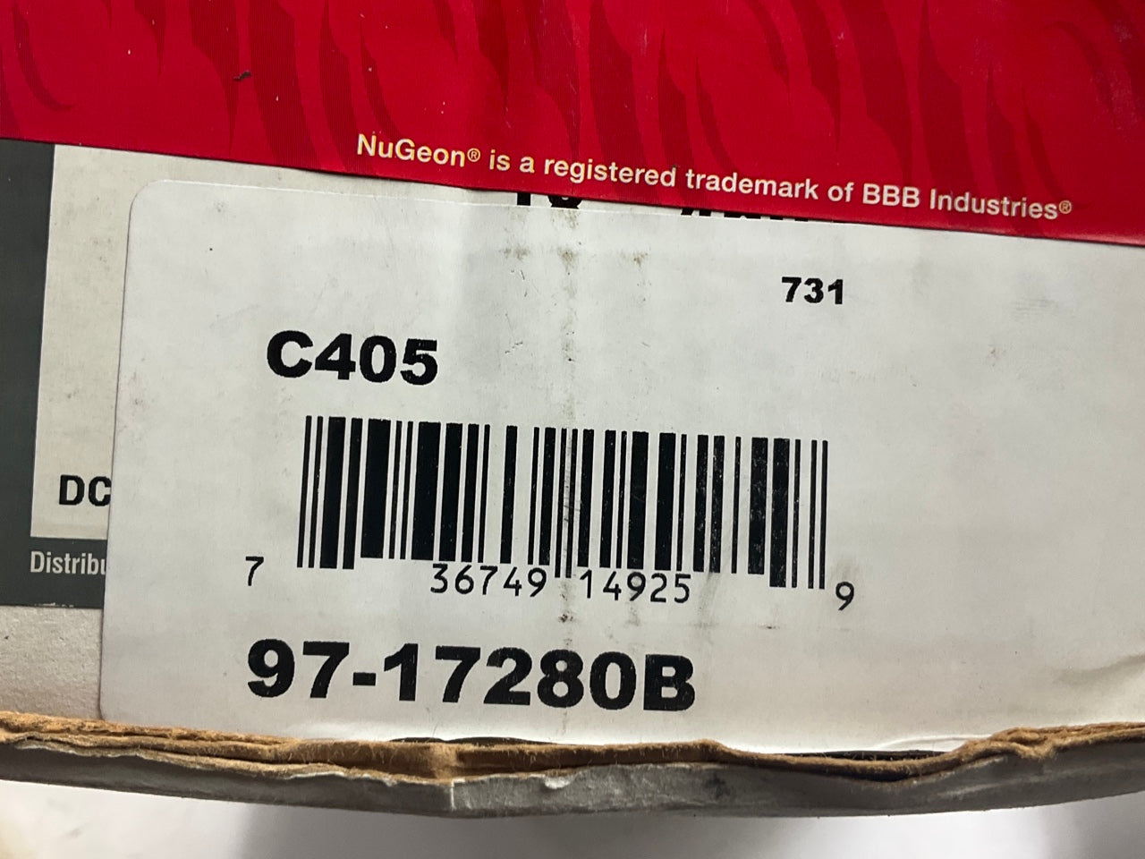 REMAN. Nugeon 97-17280B Front Right Passenger Side Disc Brake Caliper