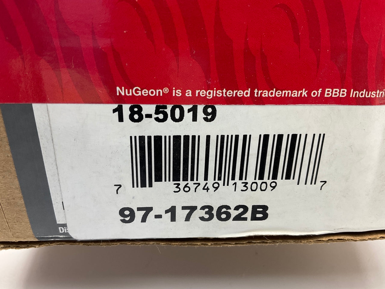 NO HARDWARE - REMAN. Nugeon 97-17362B Front Left Drivers Side Brake Caliper