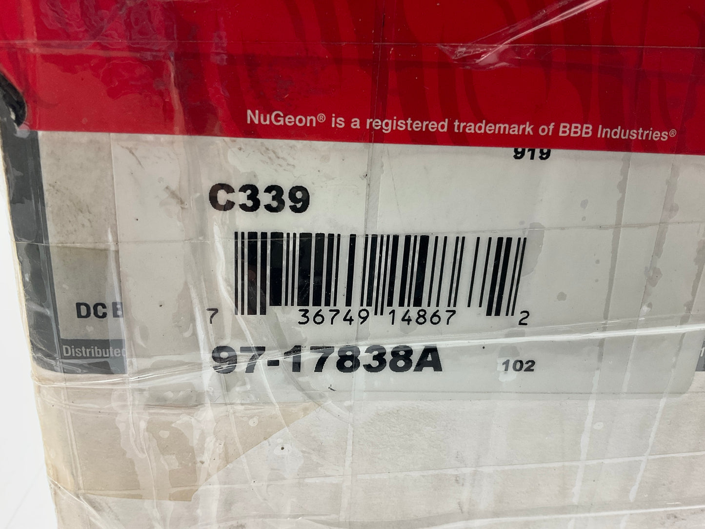 REMAN. Nugeon 97-17838A Front Right Passenger Side Brake Caliper