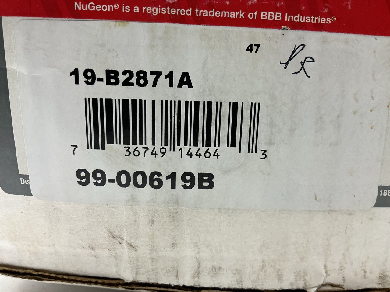 MISSING HARDWARE - REMAN. Nugeon 99-00619B Front Right Brake Caliper 06-08 350Z