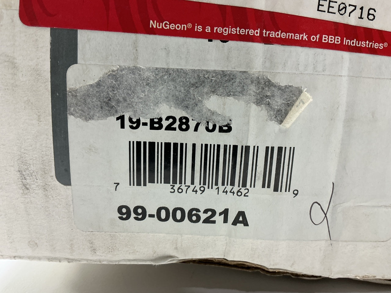MISSING CLIPS - REMAN. Nugeon 99-00621A Front Left Brake Caliper