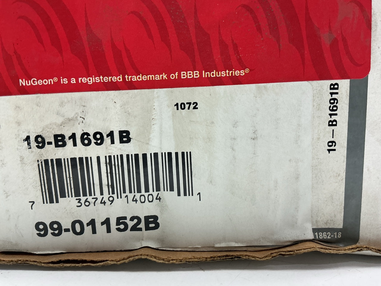 NO HARDWARE REMAN. Nugeon 99-01152B Front Right Brake Caliper 2000-06 Mazda MPV