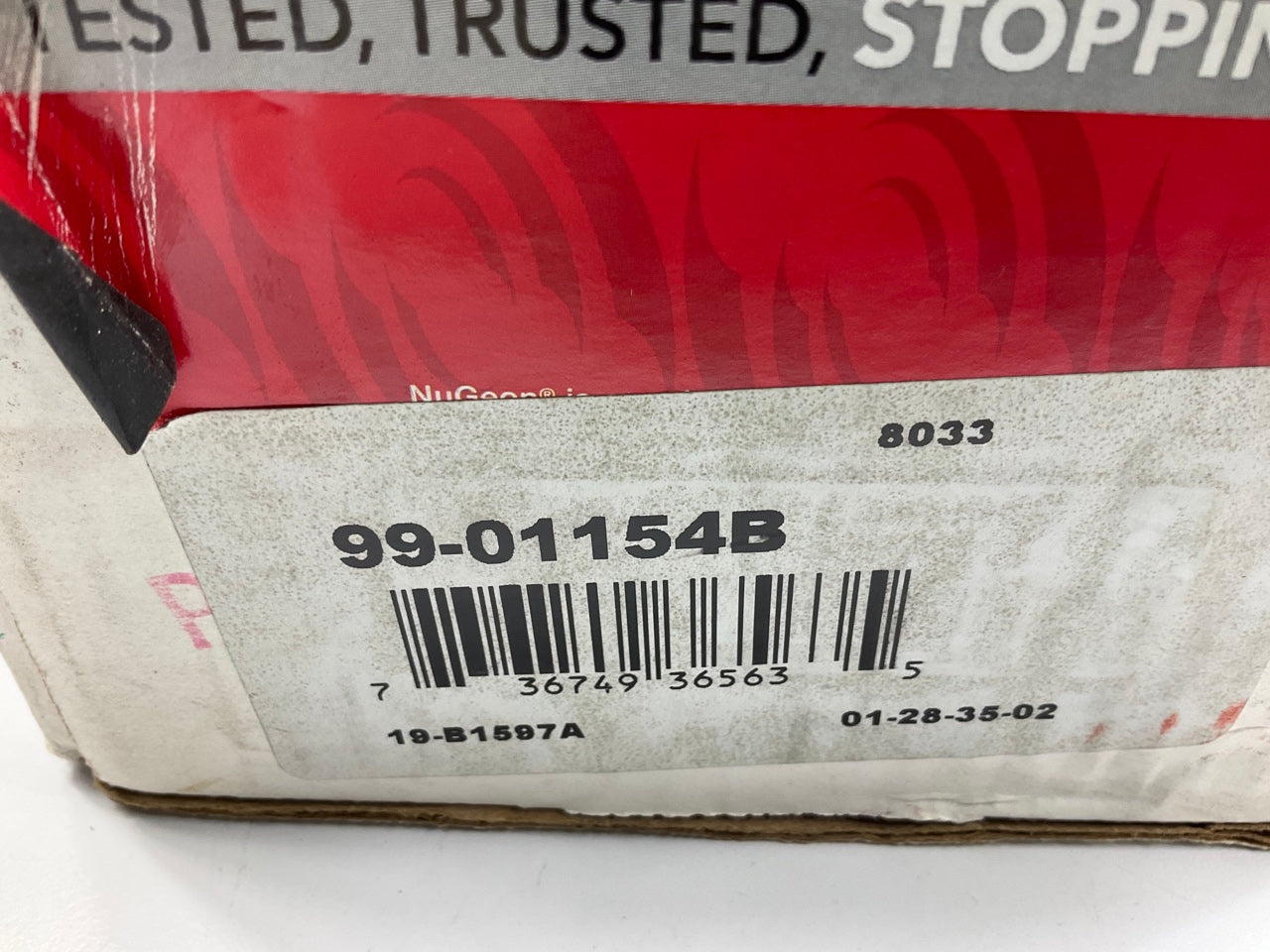 NO BRACKET - REMAN. Nugeon 99-01154B Rear Left Brake Caliper 1998-2002 Mazda 626