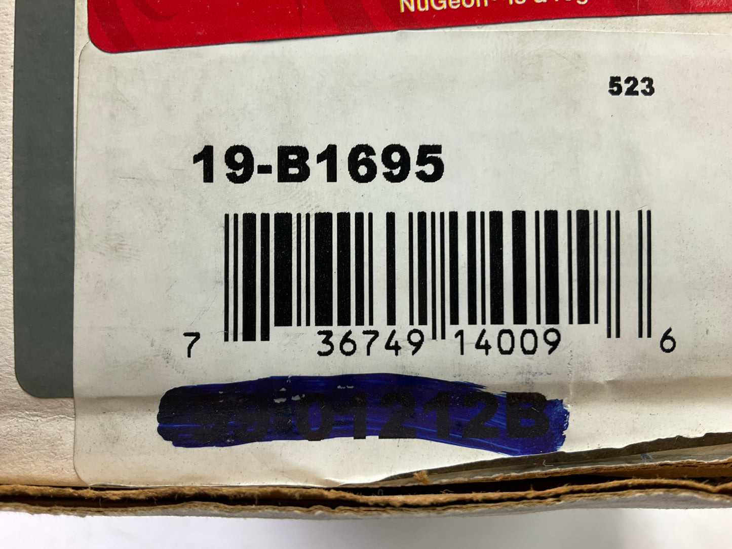 NO HARDWARE - REMAN. Nugeon 99-01212B Front Right Brake Caliper