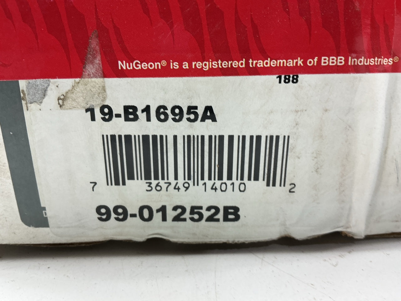 NO HARDWARE REMAN Nugeon 99-01252B Front Right Passenger Side Disc Brake Caliper