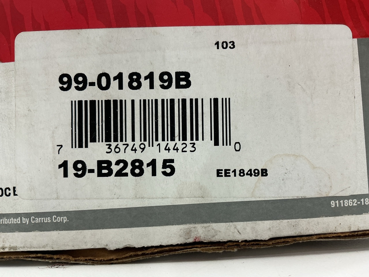 NO HARDWARE REMAN. Nugeon 99-01819B Rear Right Brake Caliper For 2003-06 Sorento