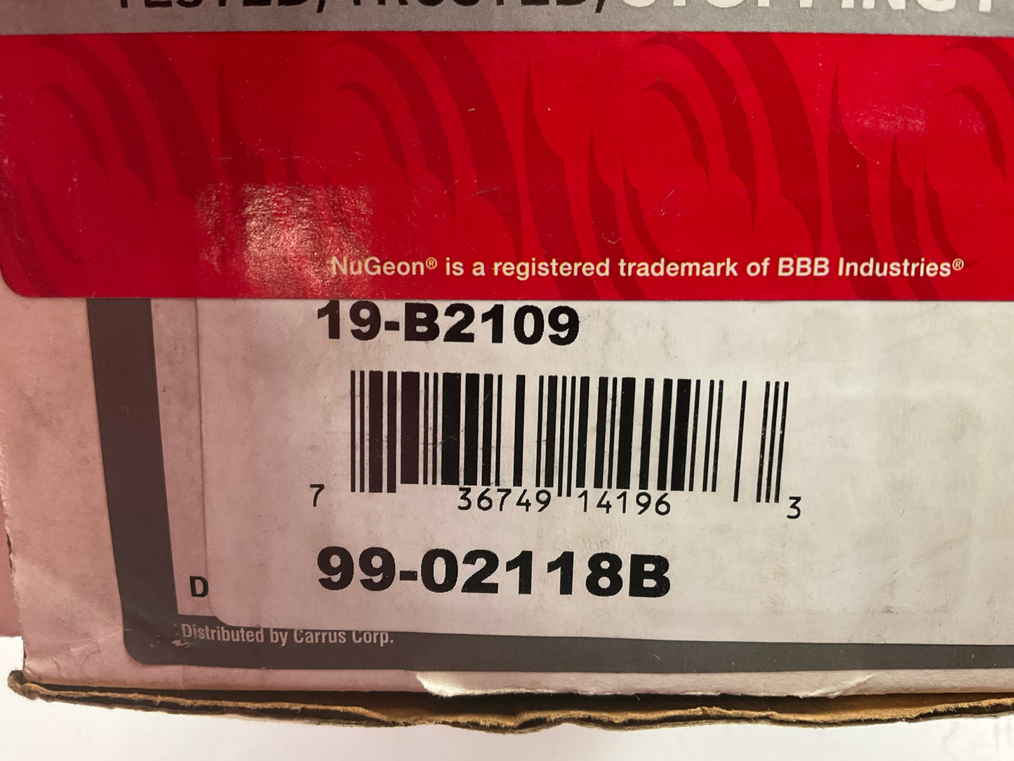 REMAN - Nugeon 99-02118B Rear Left Disc Brake Caliper